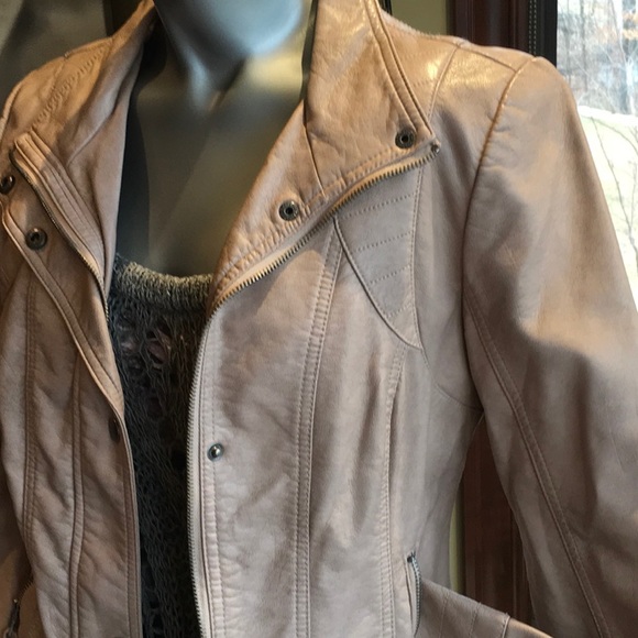 Jessica Simpson Faux Leather Jacket
Very Soft & Pretty in a Sandy Pink. - Picture 3 of 16